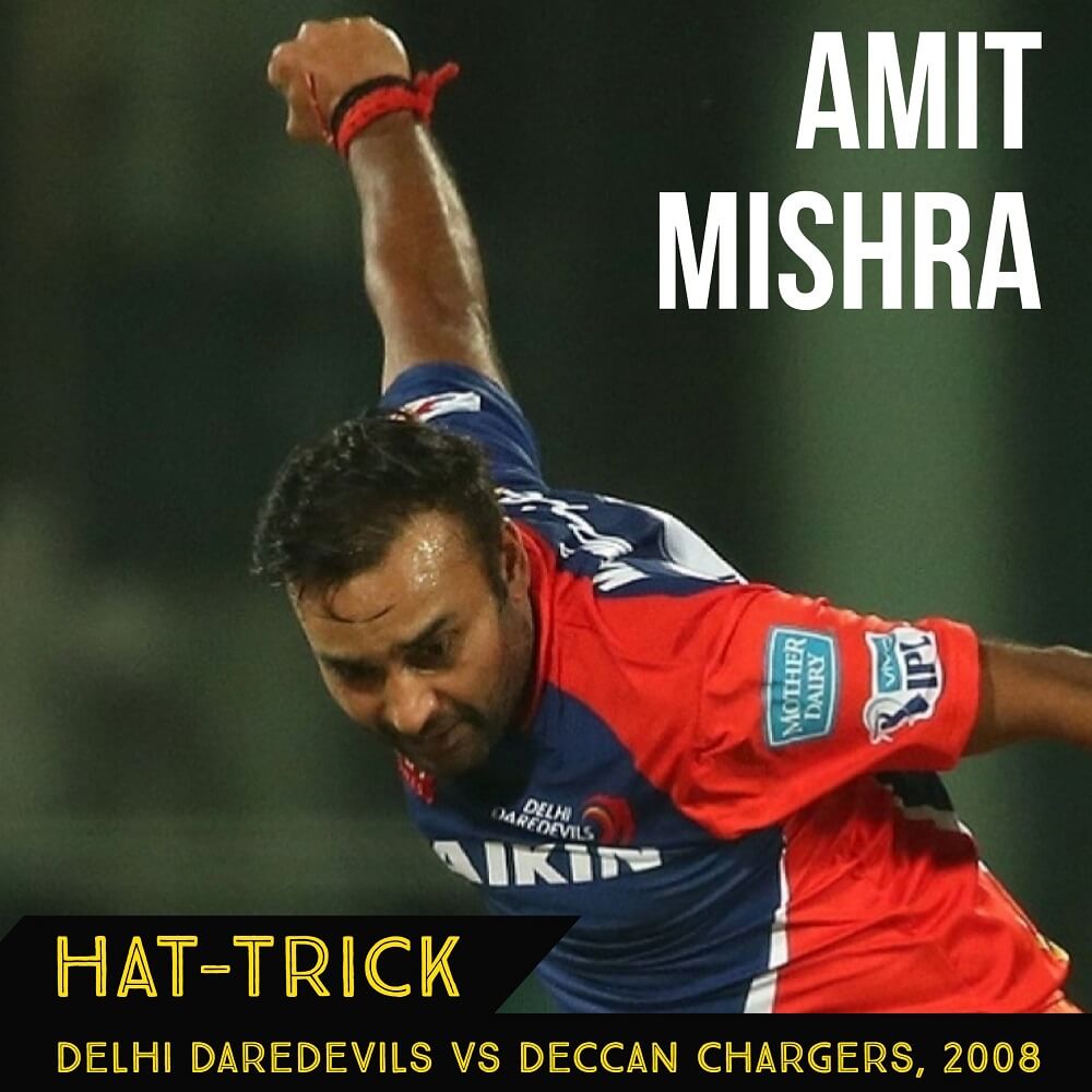 amit mishra hat trick dd vs dc 2008