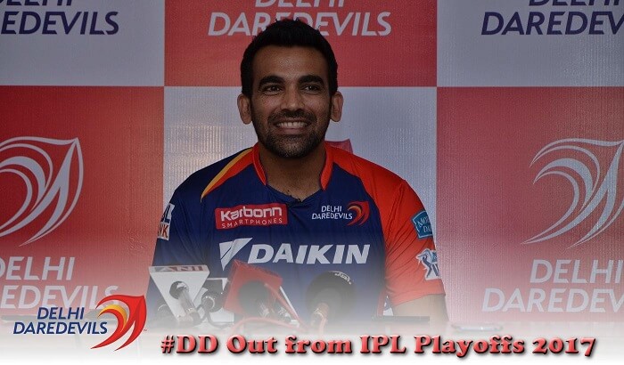 DD out from IPL Playoffs 2017 DD out from IPL Playoffs 2017