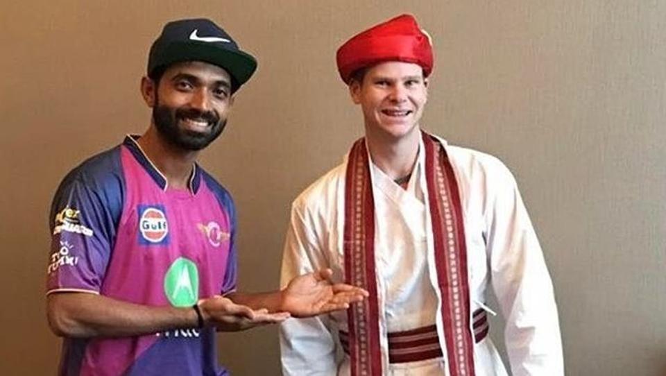 Steve Smith in Puneri Avatar ipl season 10 2017