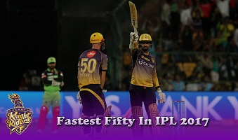Sunil Narine Fastest Fifty in the History of IPL