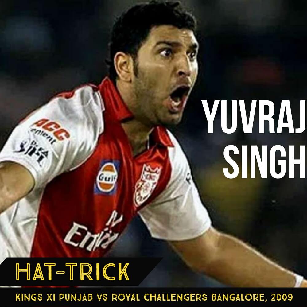 yuvraj singh hat trick rcb vs kxip 2009